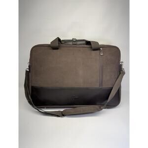 Heritage Workwear Utility | Canvas Laptop Briefcase Duck Print Lining Large